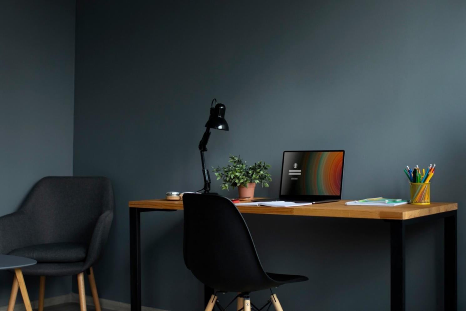 Professional financial analysis workspace