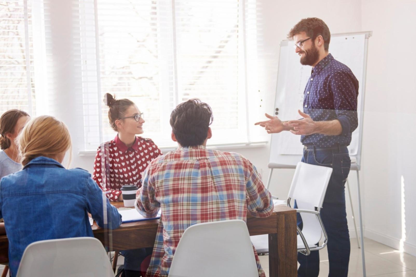 Financial planning session with charts and calculators